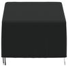 vidaXL Garden Chair Cover Set of 2 Black