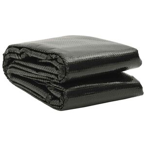 vidaXL Pool Cover Black Polyethylene 216.1 x 107.9 in Durable