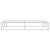 vidaXL Bed Frame Metal Bed Frame Rectangular White Bed Frame