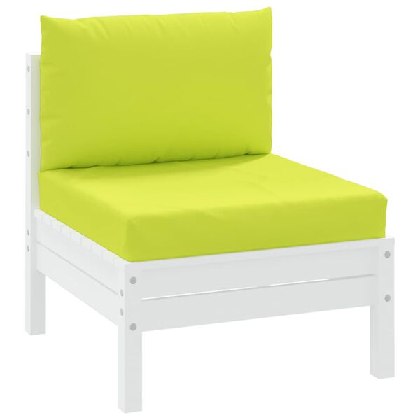 vidaXL Pallet Cushion Bright Green Oxford fabric (100% polyester) Standard