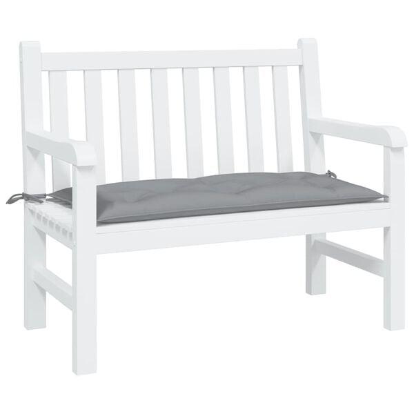vidaXL Garden Bench Cushion Grey Oxford fabric Medium