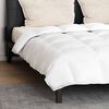 vidaXL Duvet Set with Pillow 3 pcs White Down Feather