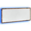 vidaXL Bathroom Mirror Old wood Engineered wood, glass 39.4 x 14.6 in