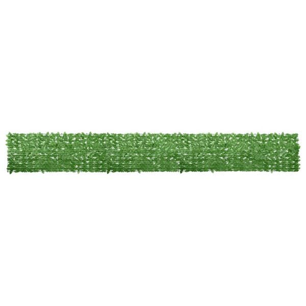 vidaXL Balcony Screen Green Polyethylene and fabric 236.2 x 29.5 in