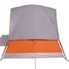 vidaXL Camping Tent Dome 3-Person Orange Waterproof