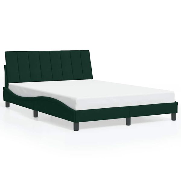 vidaXL Bed Frame Dark Green