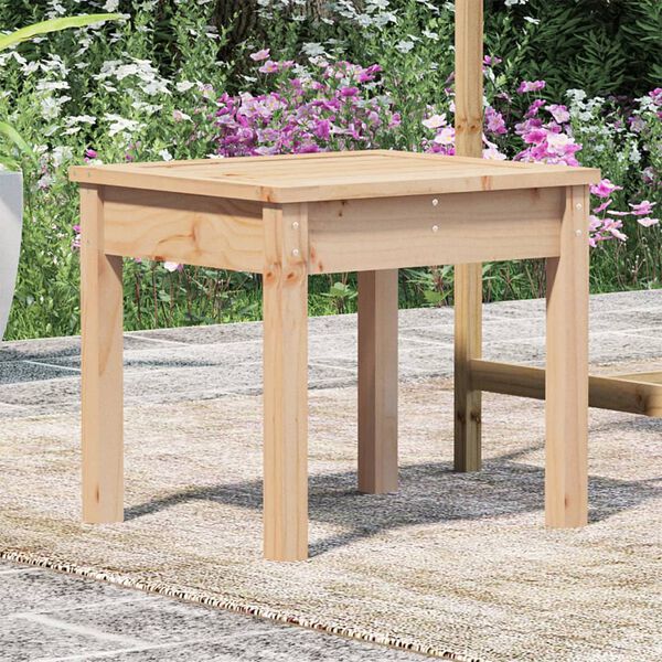 vidaXL Garden Bench Natural pine Solid pine wood Compact Simplistic