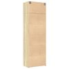 vidaXL Storage Cabinet Sonoma oak Engineered wood Tall Storage Cabinet