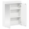 vidaXL Bathroom Mirror Cabinet TULUM White 23.62 x 6.50 x 30.71 in