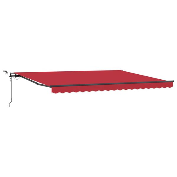 vidaXL Awning Fabric with Red 177.17 x 137.80 in Polyester