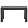 vidaXL Garden Lounge Set Anthracite Polypropylene 4 Piece Set