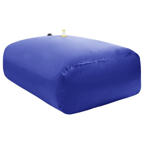 vidaXL Water Tank Blue PVC Large Foldable Water Tank Rectangular