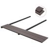 vidaXL WPC Solid Decking Boards with Accessories 32.8 '² 13.1 ' Dark Brown (4x45015)