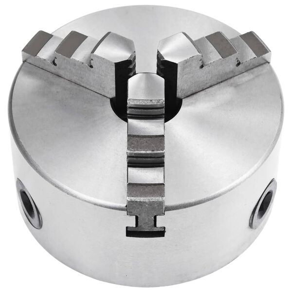 vidaXL 3 Jaw Self-Centering Lathe Chuck 4.92 " Steel