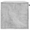 vidaXL Wall Cabinet Concrete Grey Engineered Wood 31.5x14.4x13.8 in
