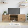 vidaXL TV Cabinet Artisan oak 59.06 x 11.81 x 19.69 in Engineered wood