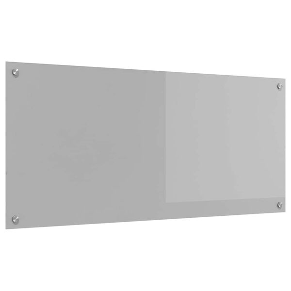 vidaXL Kitchen Backsplash Light grey 43.31 x 19.69 x 0.24 in