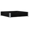 vidaXL Pallet Collar Black 39.4x39.4" Solid Wood Pine
