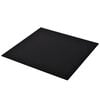 vidaXL Table Top Black Tempered glass 31.5 x 31.5 in