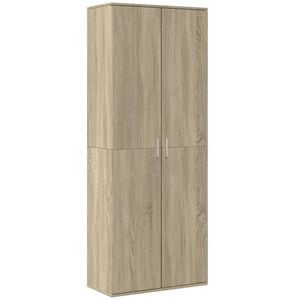 vidaXL Highboard Sonoma Oak Engineered Wood Tall Highboard Rectangular