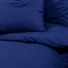 vidaXL Duvet Cover Set Navy blue Microfiber (100% polyester) Double