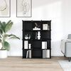 vidaXL Storage Cube Organizer Black Polypropylene, Steel