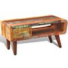vidaXL Coffee Table Multicolor Reclaimed solid wood Small Rectangular