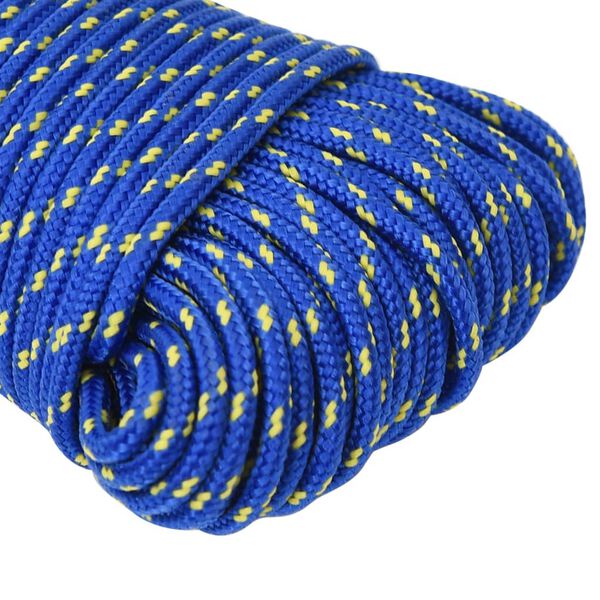 vidaXL Boat Rope Blue 0.20 " 82.0 ' Polypropylene