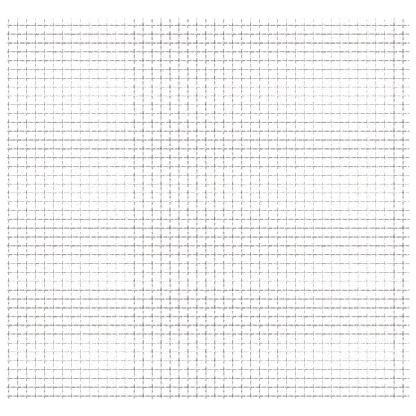 vidaXL Crimped Garden Wire Fence Stainless Steel 19.7"x19.7" 0.8"x0.8"x0.1"