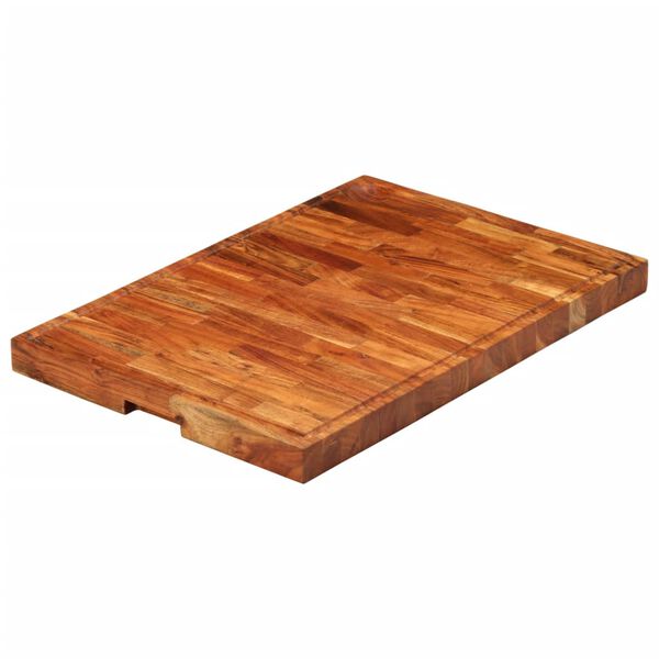 vidaXL Chopping Board 23.6"x16.5"x1.6" Solid Wood Acacia