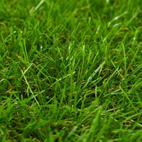vidaXL Artificial Grass Green with light and dark shades and brown