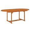 vidaXL Garden Dining Set Reddish-Brown Solid Eucalyptus Wood Medium