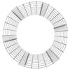 vidaXL Circular Gabion Pole Galvanized Steel Ø19.7"x39.4"
