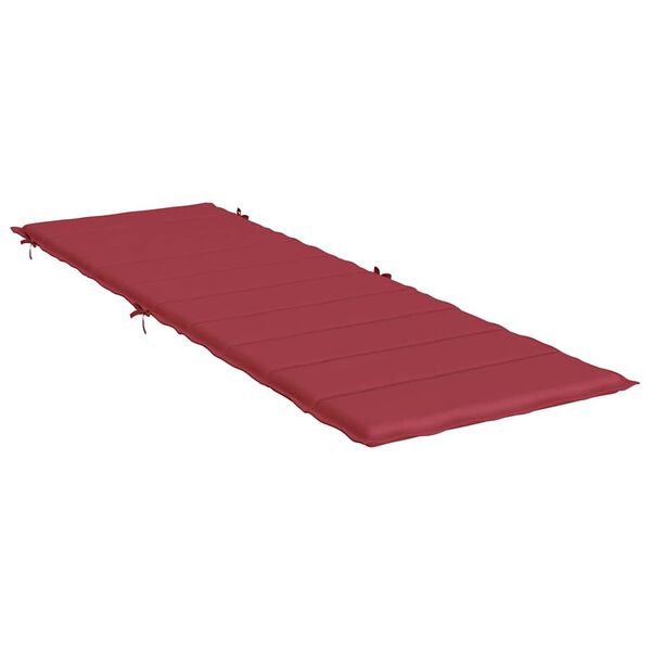 vidaXL Sun Lounger Cushion Wine Red