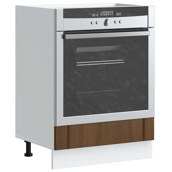 vidaXL Oven Cabinet Brown oak Engineered wood Compact and space-saving