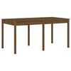 vidaXL Garden Dining Set Honey Brown Solid Pine Wood Large Seats Many