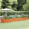 vidaXL Garden Raised Bed Rusty Corten Steel 189 x 31.5 x 17.7 in Tough
