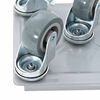 vidaXL Furniture Rollers 4 pcs with Lifter 6.9x6.3x3.0" Steel 3527.4 lb