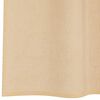 vidaXL Voile Curtains with Loops 2 pcs Sand 55.1x96.5"