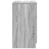 vidaXL Bedside Cabinet Set of 2 Grey Sonoma Engineered wood Medium