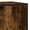 vidaXL Sideboard Smoked Oak Engineered wood, metal Medium Sideboard