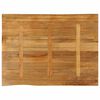 vidaXL Table Top Oak Finish Solid Mango Wood 39.4 x 31.5 in Durable
