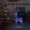 vidaXL Reindeer Christmas Decoration Colorful Acrylic Medium
