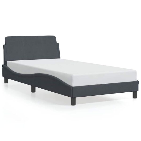 vidaXL Bed Frame Dark Grey