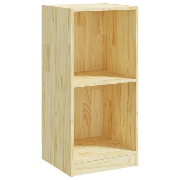 vidaXL Side Cabinet Natural wood Solid pinewood Medium Side Cabinet