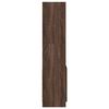 vidaXL Highboard Brown Oak Engineered Wood 36.2x13.0x55.1 in Highboard