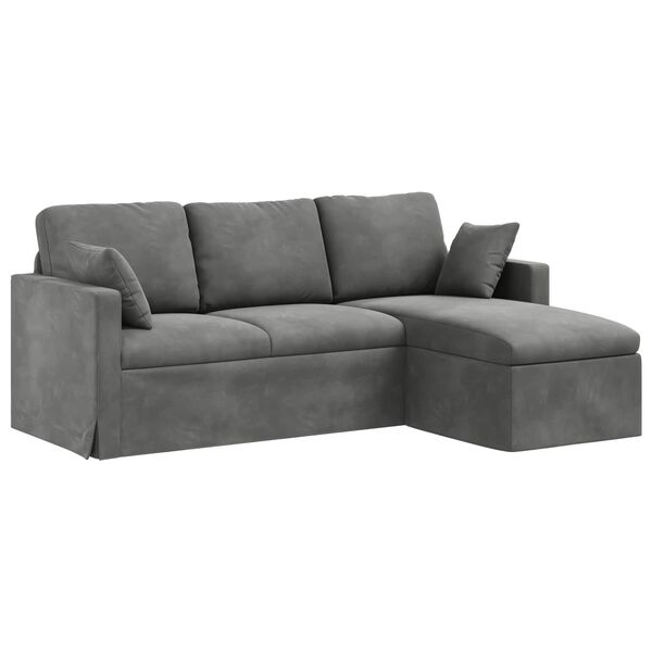 vidaXL Sofa Dark Grey