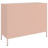 vidaXL Sideboard Pink Cold-rolled steel Medium Adjustable Feet