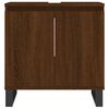 vidaXL Bathroom Cabinet Brown Oak Engineered wood Bathroom Cabinet