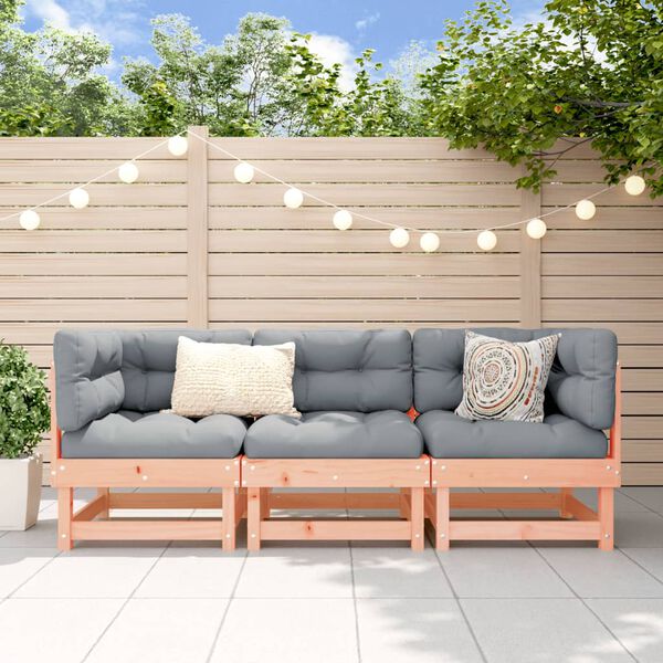 vidaXL Garden Lounge Set Solid Douglas Fir wood Medium Modular